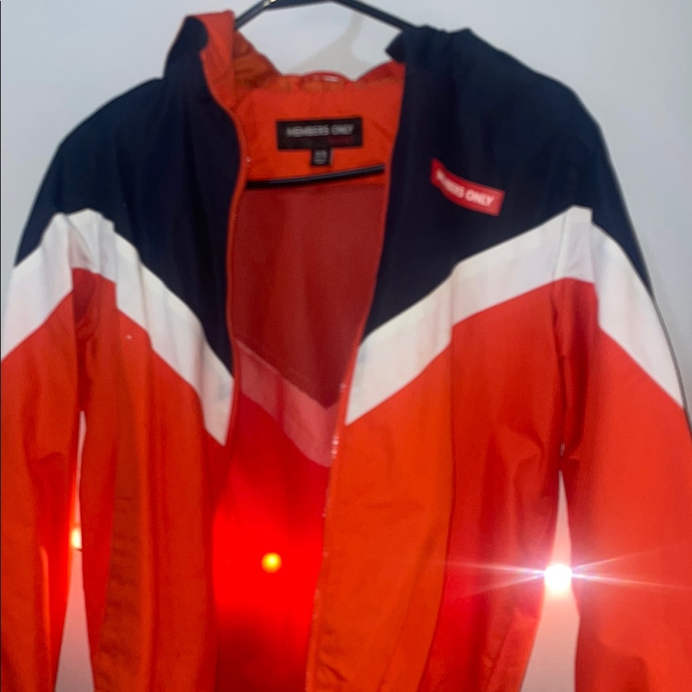 Orange and Black Jacket